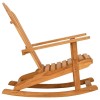 Tömör tíkfa kerti adirondack hintaszék