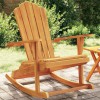 Tömör tíkfa kerti adirondack hintaszék