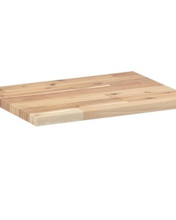 4 db kezeletlen tömör akácfa függőpolc 60 x 30 x 2 cm