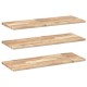3 db kezeletlen tömör akácfa függőpolc 100 x 30 x 2 cm