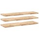 3 db kezeletlen tömör akácfa függőpolc 140 x 40 x 4 cm
