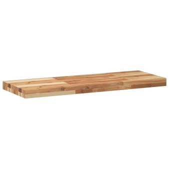2 db olajbevonatú tömör akácfa függőpolc 100 x 30 x 4 cm