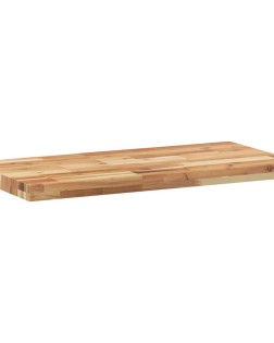 2 db olajbevonatú tömör akácfa függőpolc 100 x 40 x 4 cm