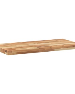 4 db olajbevonatú tömör akácfa függőpolc 100 x 40 x 4 cm