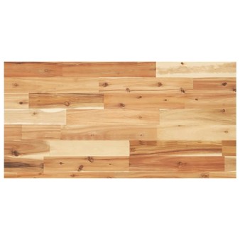 Olajbevonatú tömör akácfa fürdőszobapult 100 x 40 x 4 cm