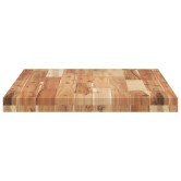 Olajbevonatú tömör akácfa fürdőszobapult 100 x 50 x 4 cm