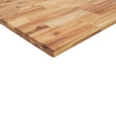 Olajbevonatú tömör akácfa fürdőszobapult 100 x 50 x 4 cm