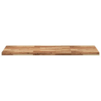 Olajbevonatú tömör akácfa fürdőszobapult 140 x 60 x 4 cm