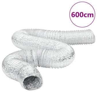 Alumínium szellőzőcső 6 m ø10 cm