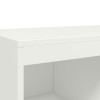 Fehér acél magasszekrény 68x39x111,5 cm