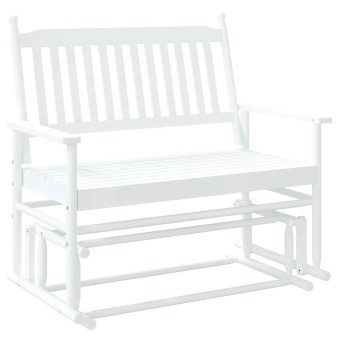 Fehér tömör nyárfa hintapad 118 x 70 x 104,5 cm
