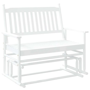 Fehér tömör nyárfa hintapad 118 x 70 x 104,5 cm