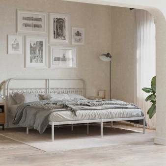Fehér fém csere fejtámla 180 cm