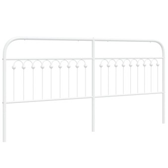 Fehér fém csere fejtámla 200 cm
