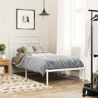 Fehér fém csere fejtámla 80 cm