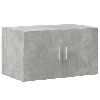 Betonszürke szerelt fa faliszekrény 70 x 42,5 x 40 cm