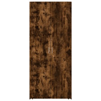 Füstös tölgy színű szerelt fa magasszekrény 80 x 42,5 x 185 cm