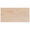 2 db tömör fenyőfa téglalap alakú asztallap 80 x 40 x 1,7 cm