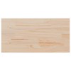 2 db tömör fenyőfa téglalap alakú asztallap 80 x 40 x 1,7 cm