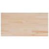 4 db tömör fenyőfa téglalap alakú asztallap 100 x 50 x 1,7 cm