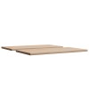 2 db tömör fenyőfa téglalap alakú asztallap 70 x 35 x 2,5 cm