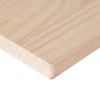 2 db tömör fenyőfa téglalap alakú asztallap 80 x 40 x 2,5 cm