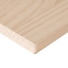 3 db tömör fenyőfa téglalap alakú asztallap 80 x 47 x 2,5 cm