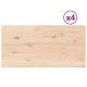 4 db tömör fenyőfa téglalap alakú asztallap 100 x 50 x 2,5 cm 4 db tömör fenyőfa téglalap alakú asztallap 100 x 50 x 2,5 cm