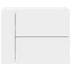 2 db fehér falra szerelhető éjjeliszekrény 45 x 30 x 35 cm