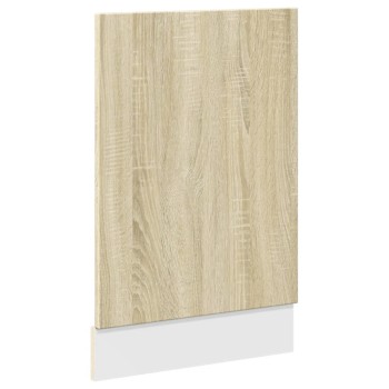 “lyon” sonoma tölgy szerelt fa mosogatógép-panel