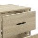 Sonoma tölgy színű szerelt fa komód 91 x 35,5 x 74,5 cm Sonoma tölgy színű szerelt fa komód 91 x 35,5 x 74,5 cm