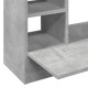 Betonszürke szerelt fa falra szerelhető íróasztal 105x48x75 cm