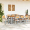 Összecsukható szék 8 pcs barna 56 x 57 x 87 cm tömör akácfa