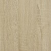 Sonoma tölgy színű szerelt fa magasszekrény 79,5x35,5x137,5 cm