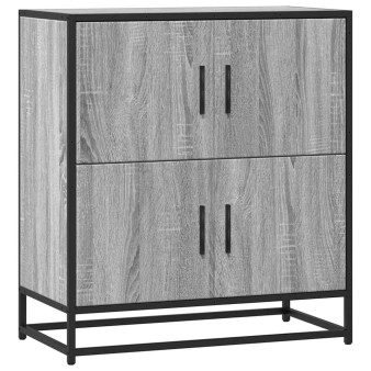 Komód szürke sonoma 68x35x76 cm gépi úton előállított fa