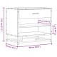 Cipőpad barna tölgy 60x40x53,5 cm gépi fa és fém