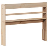 Tömör fenyőfa fejtámla polccal 75 cm