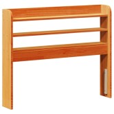 Viaszbarna tömör fenyőfa fejtámla polcokkal 75 cm Viaszbarna tömör fenyőfa fejtámla polcokkal 75 cm