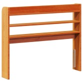 Viaszbarna tömör fenyőfa fejtámla polcokkal 75 cm Viaszbarna tömör fenyőfa fejtámla polcokkal 75 cm