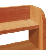 Viaszbarna tömör fenyőfa fejtámla polcokkal 75 cm Viaszbarna tömör fenyőfa fejtámla polcokkal 75 cm