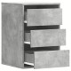 Betonszürke szerelt fa fiókos sarokszekrény 40 x 41 x 58 cm Betonszürke szerelt fa fiókos sarokszekrény 40 x 41 x 58 cm
