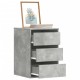 Betonszürke szerelt fa fiókos sarokszekrény 40 x 41 x 58 cm Betonszürke szerelt fa fiókos sarokszekrény 40 x 41 x 58 cm