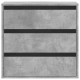 Betonszürke szerelt fa fiókos sarokszekrény 60 x 41 x 58 cm Betonszürke szerelt fa fiókos sarokszekrény 60 x 41 x 58 cm