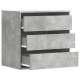 Betonszürke szerelt fa fiókos sarokszekrény 60 x 41 x 58 cm Betonszürke szerelt fa fiókos sarokszekrény 60 x 41 x 58 cm