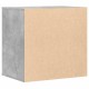 Betonszürke szerelt fa fiókos sarokszekrény 60 x 41 x 58 cm Betonszürke szerelt fa fiókos sarokszekrény 60 x 41 x 58 cm