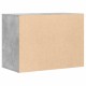Betonszürke szerelt fa fiókos sarokszekrény 80 x 41 x 58 cm Betonszürke szerelt fa fiókos sarokszekrény 80 x 41 x 58 cm