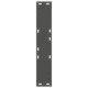 2 db antracit acél dohányzóasztal lábak v-alakú 60x(72-73) cm
