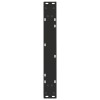 2 db fekete, v-alakú acél étkezőasztal láb 70 x (72-73,3) cm