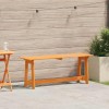 Kerti pad barna 119 x 37 x 47 cm tömör fenyőfa