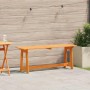 Kerti pad barna 119 x 37 x 47 cm tömör fenyőfa